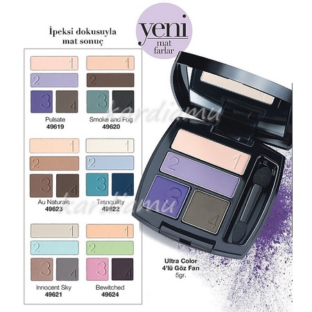 Avon True Colour 4lu Mat Goz Fari Seti Paleti Fiyatlari Ve Ozellikleri