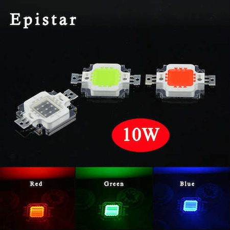12v 10w Power Led Cip Mavi Kirmizi Yesil 10 Watt Power Fiyatlari Ve Ozellikleri