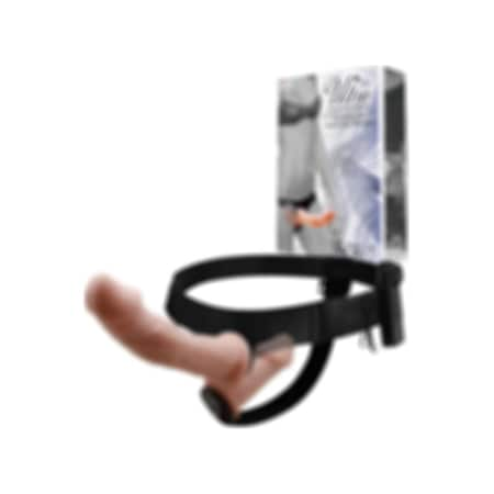 Hızlı Express Baile Dual 18 Cm Çift Taraflı Belden Bağlamalı Titreşimli Penis Strapon