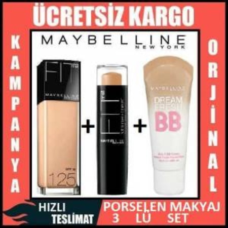 Maybelline Porselen Makyaj Kapatici 3 Lu Set Fiyatlari Ve Ozellikleri