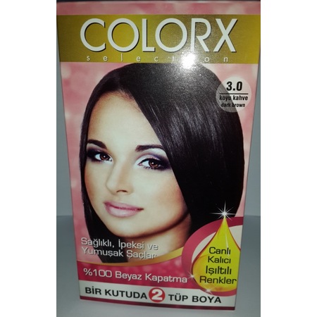 Color X Bitkisel Sac Boyasi Set 3 0 Koyu Kahve N11 Com