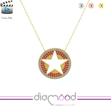 Diamood Jewelry Sari Altin Kaplama Gumus Yildiz Kolye Galatasaray Fiyatlari Ve Ozellikleri