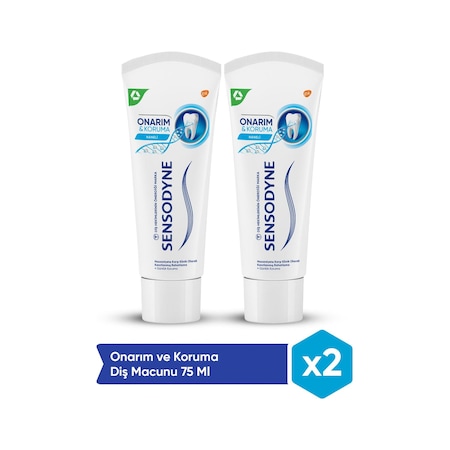 Sensodyne Onarım ve Koruma Diş Macunu 2 x 75 ML