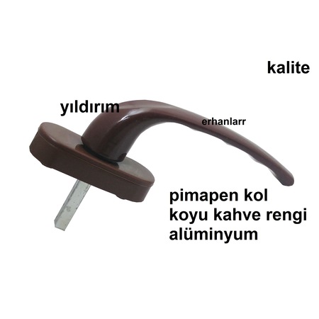 Pimapen Pencere Kolu Kapi Kolu Koyu Kahverengi Fiyatlari Ve Ozellikleri