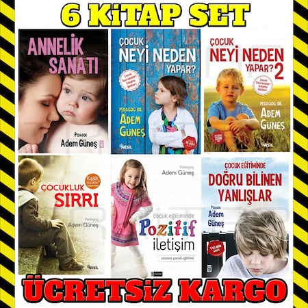 Pedagog Dr Adem Gunes 6 Kitap Seti Fiyatlari Ve Ozellikleri