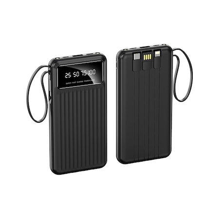 Neutron NTL-PB-13N4 10.000 mAh Kablolu Dijital Göstergeli Powerbank