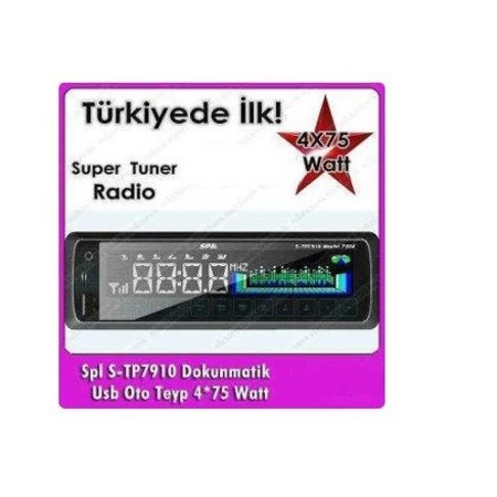 Spl Tp7910 4x75 Watt Usb Sd Dokunmatik Oto Teyp Fiyatlari Ve Ozellikleri