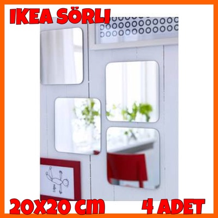 Ikea Sorli Dekoratif Duvar Aynasi 4 Adet 20x20 Cm Fiyatlari Ve Ozellikleri