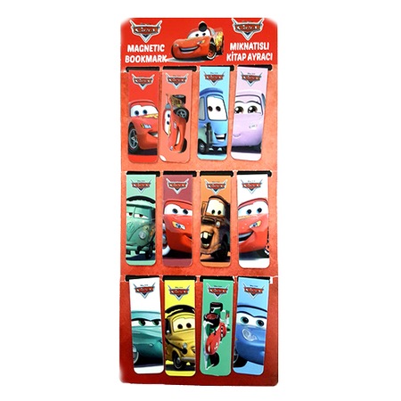 Cars Miknatisli Kitap Ayraci 12 Adet Fiyatlari Ve Ozellikleri
