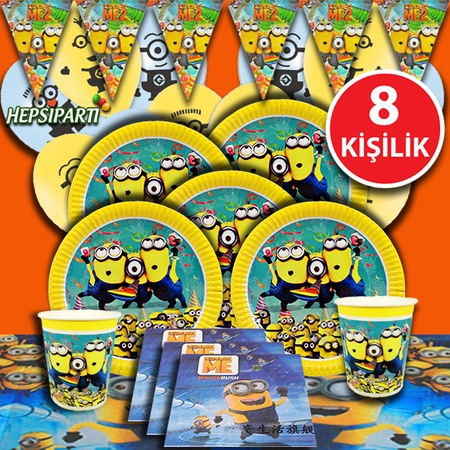 Minnions Minyonlar Dogum Gunu Parti Malzemeleri Seti Fiyatlari Ve Ozellikleri