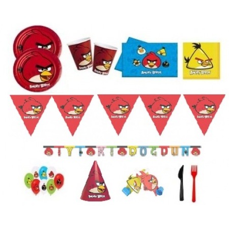 Angry Birds Dogum Gunu Parti Seti 16 Kisilik Fiyatlari Ve Ozellikleri