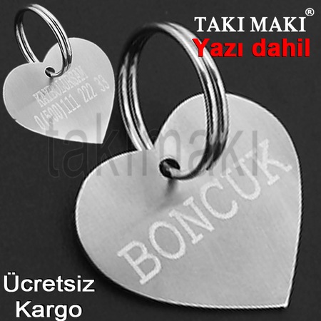 100 Paslanmaz Celik Isim Yazili Kedi Kopek Kunyesi Tasmasi Kalp Fiyatlari Ve Ozellikleri