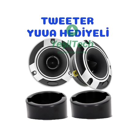 Audiomax Araç Dome Tweeter 600W Amfi Uyumlu Profesyonel