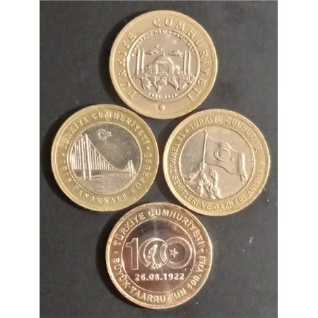 Ayasofya, Çanakkale Köprüsü, 15 Temmuz Şehitleri, Büyük Taaruz 1 Lira Hatıra Parası