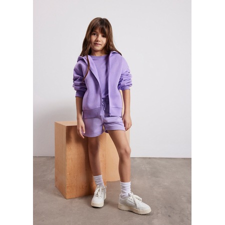 Mavi - Kapüşonlu Femuarlı Mor Basic Sweatshirt 7s10002-70541