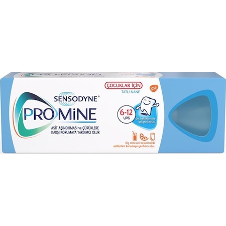 Sensodyne Promine Çocuklar için 6 - 12 Yaş Diş Macunu 50 ML