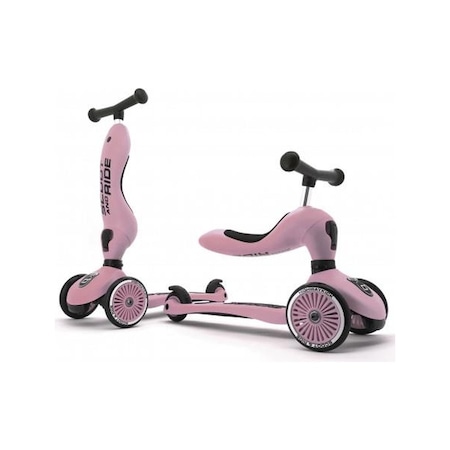 Scoot And Ride Highwaykick 1 Oturaklı Çocuk Scooter Pembe 160629-