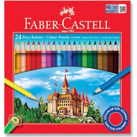 Faber-Castell Kuru Boya Kalemi 24 Renk