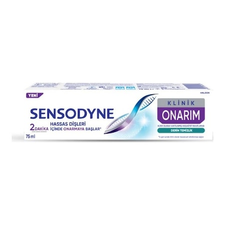 Sensodyne Klinik Onarım Derin Temizlik Diş Macunu 75 ML