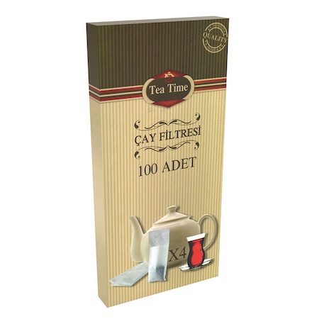 TEA TIME Çay Filtresi 10 Kutu 100'lü Çay Filtresi 1000 Filtre Pre