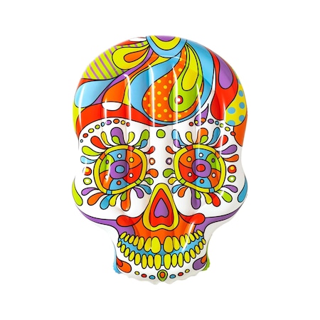 Bestway 43194 Pop Desenli Skull Ada Yatak 193 Cm