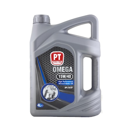 Petro Time Omega 15W-40 Mineral Motor Yağı 4 L