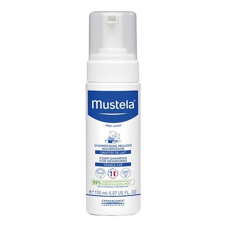 Mustela Yenidoğan Konak Önlemeye Yardımcı Bebek Köpük Şampuan 150 ML