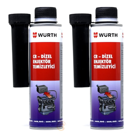 2X Würth Dizel Enjektör Temizleyici Performans İyileştirici 300Ml N11.6