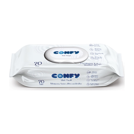 Confy Premium Soft Care Islak Mendil 70 Adet