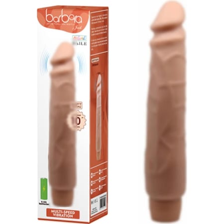 Hızlı Express Baile Barbara 25 Cm Damarlı Realistik 10 Titreşimli Vibratör Penis