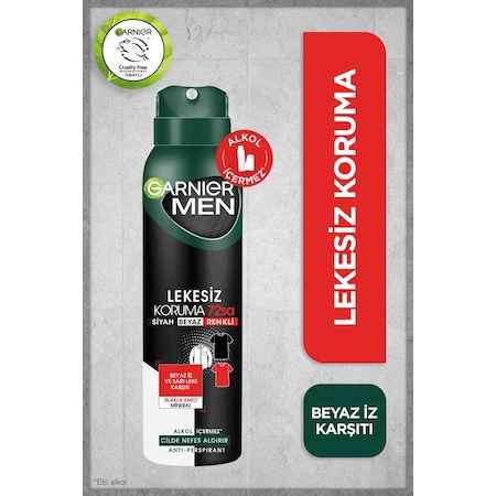 Garnier Men Lekesiz Koruma Antiperspirant Erkek Deodorant 150 ML