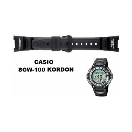 Casio Sgw-100 Kordon Plastik Silikon Saat Kayışı Orijinal Japan