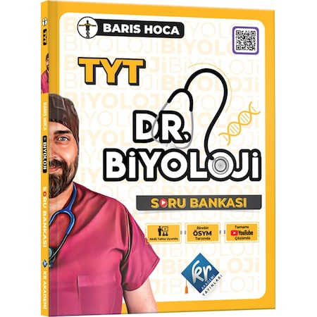 Barış Hoca Tyt Dr. Biyoloji Soru Bankası - Kr Akademi Yayınları