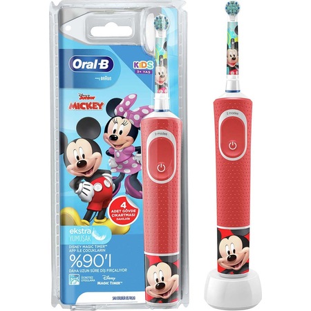 Oral B Vitality D100 Mickey Friends Şarjlı Çocuk Diş Fırçası