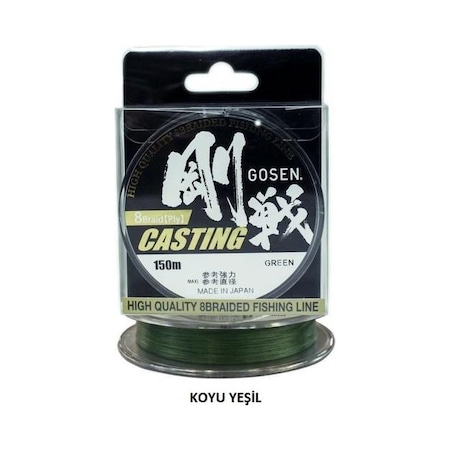 Gosen W8 Casting Yeşil 150Mt Ip Misina (443166847)