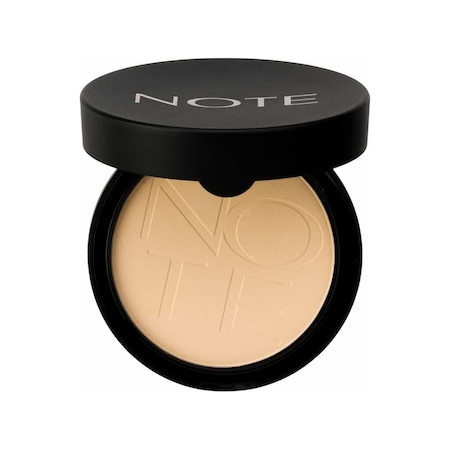 Note Luminous Silk Compact Powder 02 Natural Beige Mat Bitişli Toz Yüz Pudrası Natural Beige