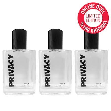 Privacy Men Limited Edition Erkek Parfüm EDT 3 x 50 ML