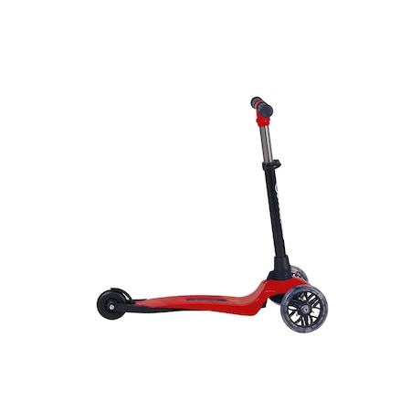 Leddy Scooter 3 Tekerli Işıklı Ayarlanabilir Kırmızı 3+ Yaş