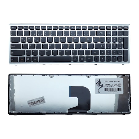 Lenovo Uyumlu İdeapad Z500 Type 20226 Notebook Klavye -siyah-