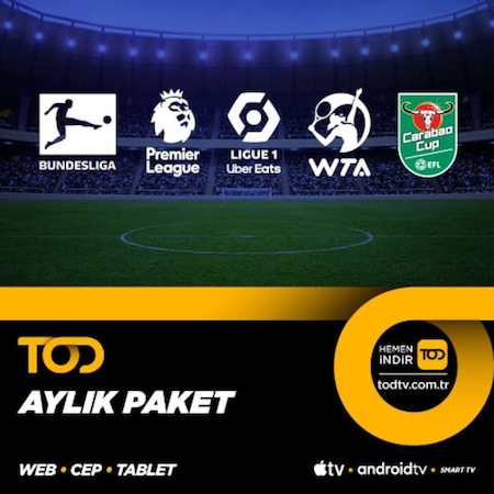 Tod 1 Aylık Spor Extra+ Paketi - (Web + Cep + Tablet + Smart Tv) (450593831)