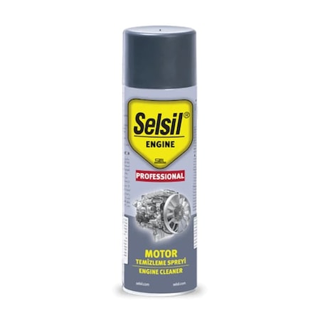 Selsil Susuz Motor Temizleme Spreyi 500 ML Gri