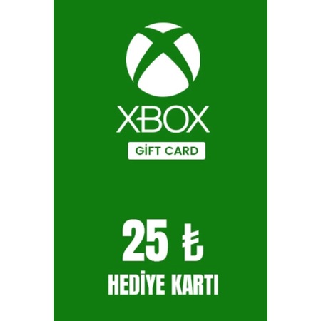 Xbox Live Hediye Kartı 25 Tl