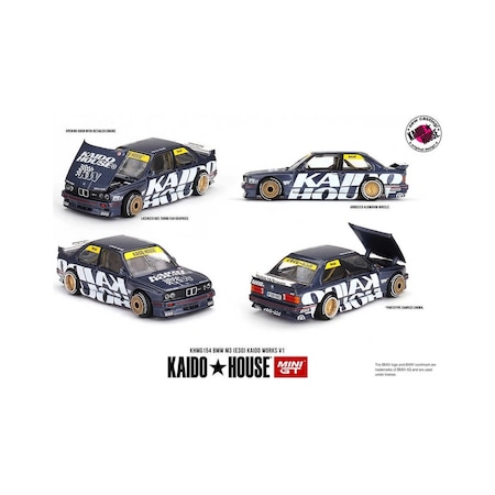 Mini Gt 1/64 Kaidohouse Bmw M3 E30 Kaido Works V1 Khmg154