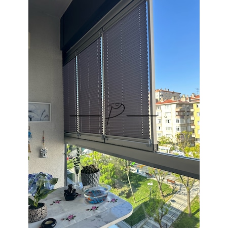 Plise Perde Cam Balkon Akordiyon Perde Sistemleri 11 Renk Seçeneği