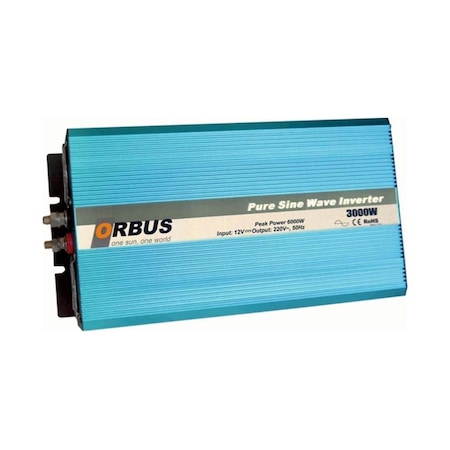 Orbus 12 V 220 V 3000 W Tam Sinüs İnverter Çevirici