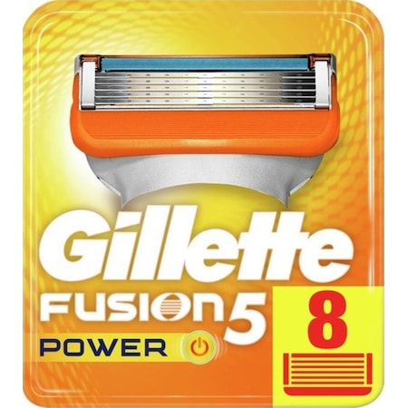 Gillette Fusion 5 Power 8'li Yedek Tıraş Bıçağı