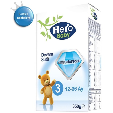 Hero Baby Nutradefense 3 Devam Sütü 1-3 Yaş 350 G