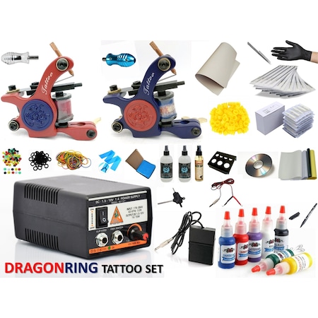 Xlt-679 Dragon Rıng Çift Makinalı Amerikan Dövme Makinası Full Se