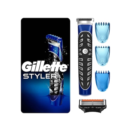 Gillette Fusion Proglide Styler 4'ü 1 Arada Tıraş Makinesi (Tıraş Bıçağı, Kenar Düzeltici, Sakal Şekillendirici ve Vücut)
