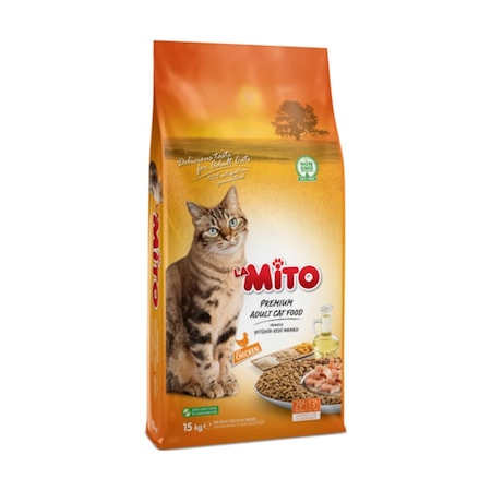 Mito Tavuklu Yetişkin Kedi Maması 15 KG